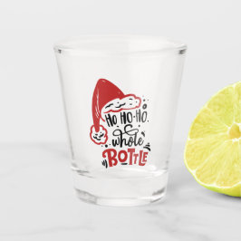 Vaso De Chupito navidades divertidos arte de Santa Palabra