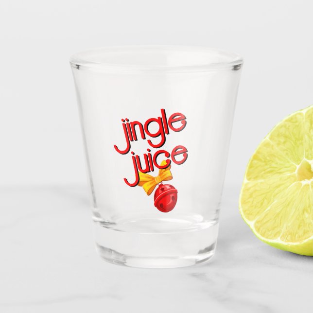 Vaso De Chupito Navidades divertidos de Jingle Juice (Anverso)