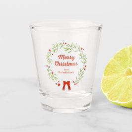 Vaso De Chupito Navidades elegantes coraje y estrellas