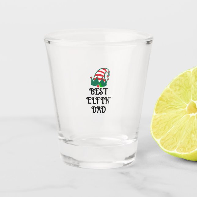Vaso De Chupito Navidades Elfin Dad Navidades (Anverso)