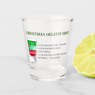 Vaso De Chupito Navidades en fiesta de vacaciones con bebida calie