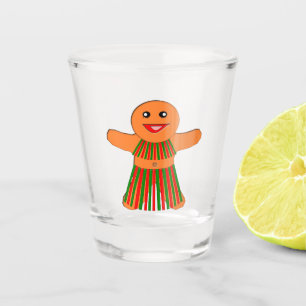 Vaso De Chupito Navidades Fiesta Gingerbread Mujer
