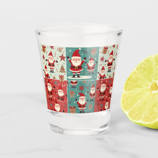 Vaso De Chupito Navidades Gafas Santa Shot
