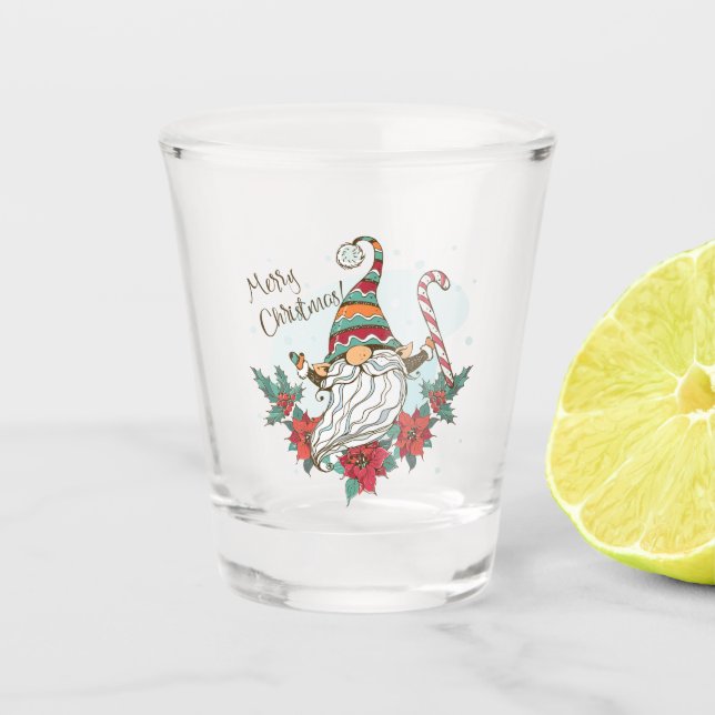 Vaso De Chupito Navidades Gnome  (Anverso)