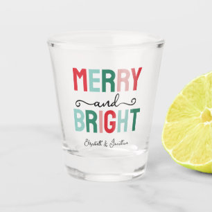Vaso De Chupito Navidades merry y brillantes