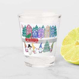 Vaso De Chupito Navidades Nórdicos De Gnome Town, No Hay Lugar Com