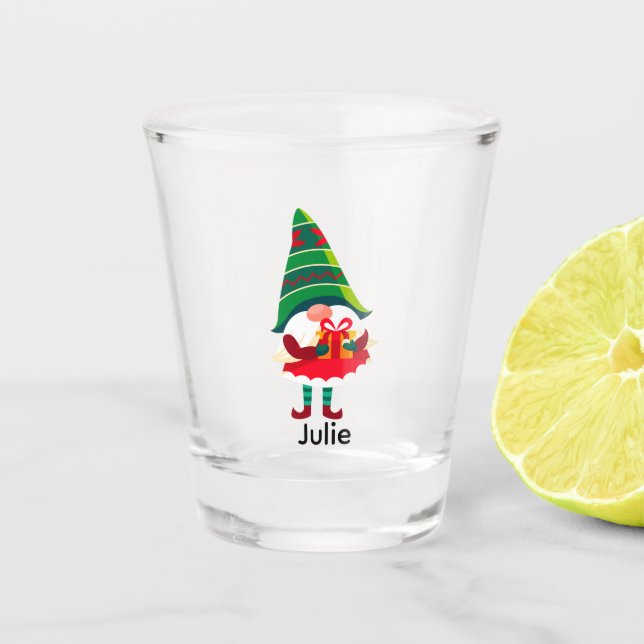 Vaso De Chupito Navidades personalizados se van a llevar una caja  (Anverso)