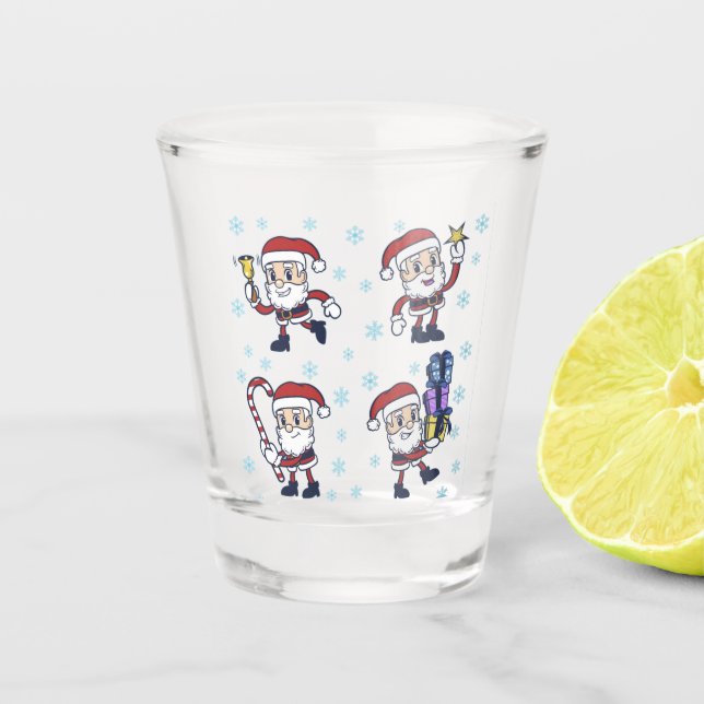 Vaso De Chupito Navidades Santa (Anverso)
