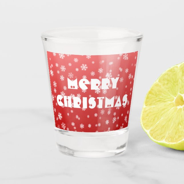 Vaso De Chupito Navidades Snowflakes (Anverso)