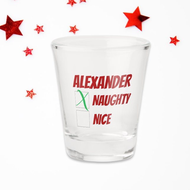 Vaso De Chupito Navidades traviesos o bonitos (Subido por el creador)