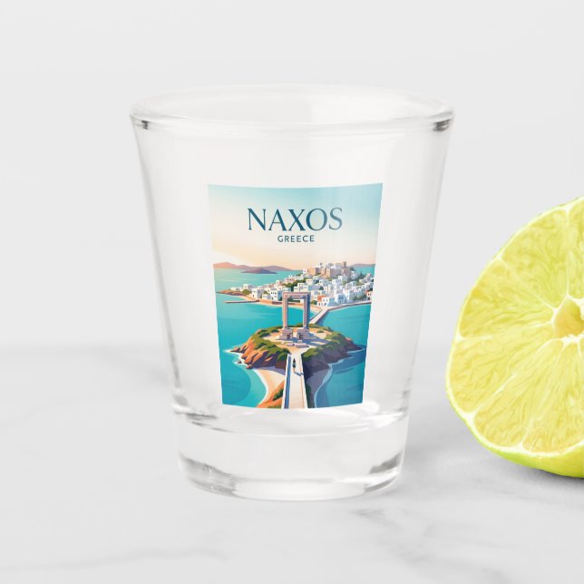 Vaso De Chupito Naxos Grecia (Anverso)