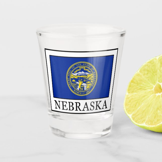 Vaso De Chupito Nebraska (Anverso)