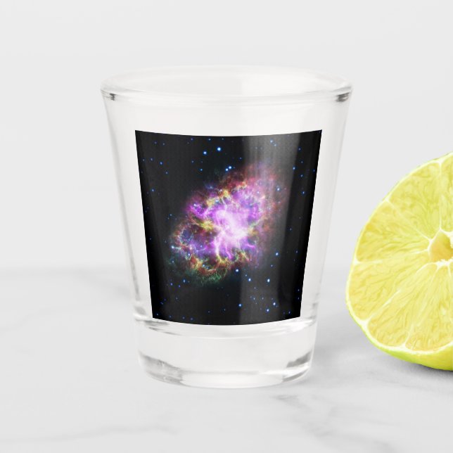 Vaso De Chupito Nebulosa de cangrejo Supernova Compuesto de hubble (Anverso)