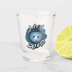 Vaso De Chupito Necesito Dormir - Sleepe Mood
