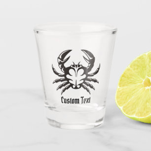 Vaso De Chupito Negro de cangrejo
