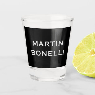 Vaso De Chupito Negro moderno llano Minimalista