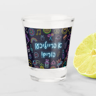 Vaso De Chupito Neon Purim