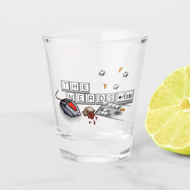 Vaso De Chupito Nervios - PC Master Race Shot Glass (Anverso)