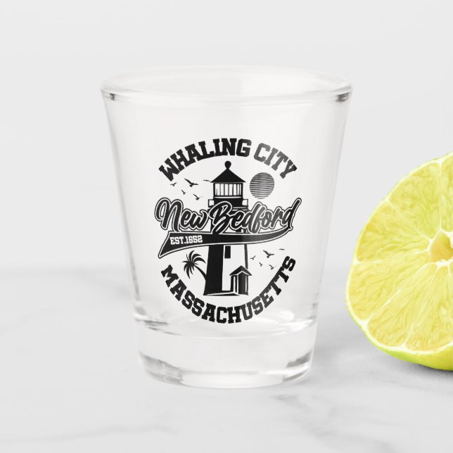 Vaso De Chupito New Bedford, Massachusetts (Anverso)