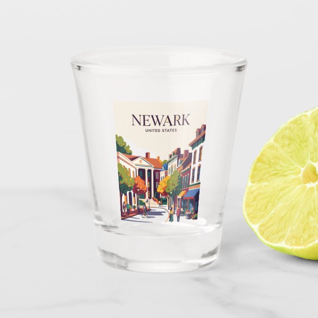 Vaso De Chupito Newark Delaware (Anverso)