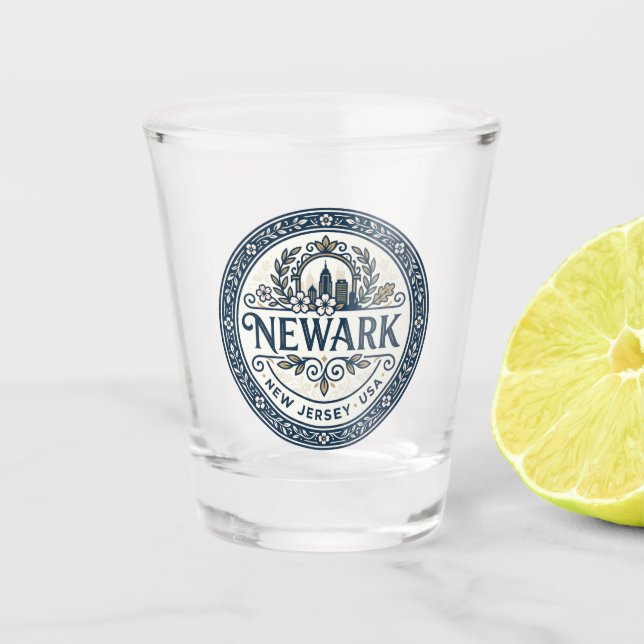 Vaso De Chupito Newark EE. UU. (Anverso)