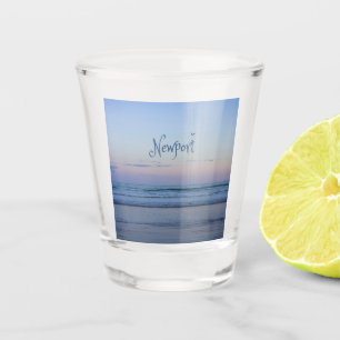 Vaso De Chupito Newport Beach California Ocean Sunrise Blue