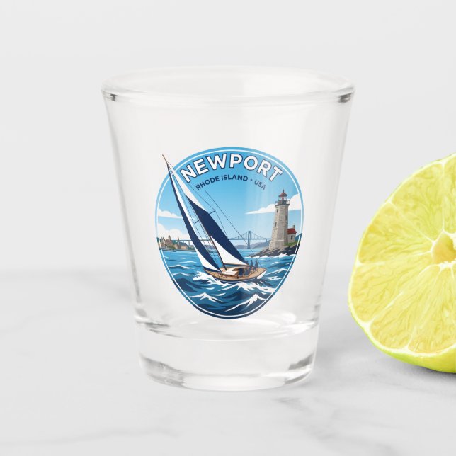 Vaso De Chupito Newport Rhode Island (Anverso)