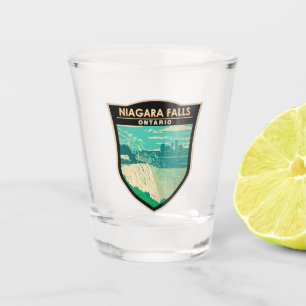 Vaso De Chupito Niagara Falls Ontario Travel Art Vintage