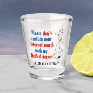 Vaso De Chupito No confundas la búsqueda en Internet con el grado