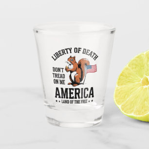 Vaso De Chupito No me pises ardilla libertad justicia