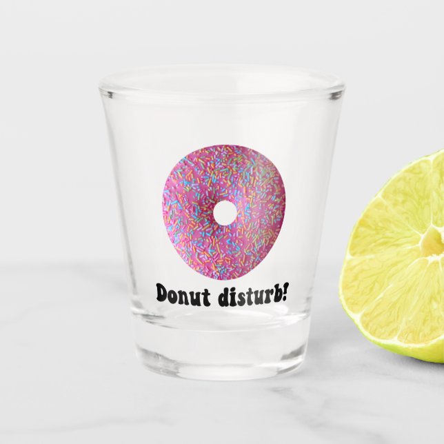 Vaso De Chupito No molestar (Anverso)