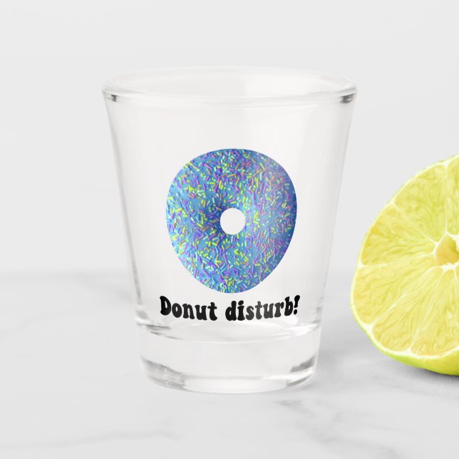 Vaso De Chupito No molestar (Anverso)