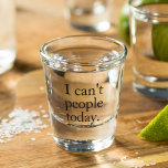 Vaso De Chupito No puedo hacer hoy una cita mínima simple en negro<br><div class="desc">No puedo hacer hoy una cita mínima simple en negro</div>