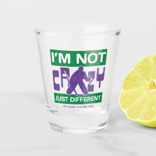Vaso De Chupito No soy una loca, divertida juerga de hockey