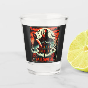 Vaso De Chupito Noche de horror retro Halloween Vibes de lavavajil
