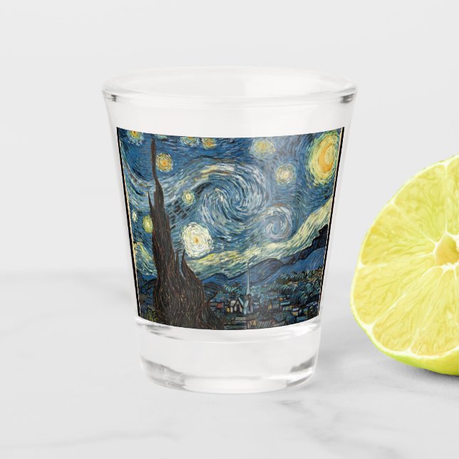 Vaso De Chupito Noche estrellada (Anverso)