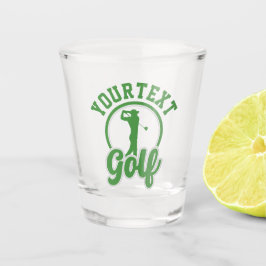 Vaso De Chupito NOMBRE ADICIONAL DE Golf Personalizado Retro Pro G