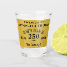 Nombre, América 250 Años, Presidente Donald J Trum