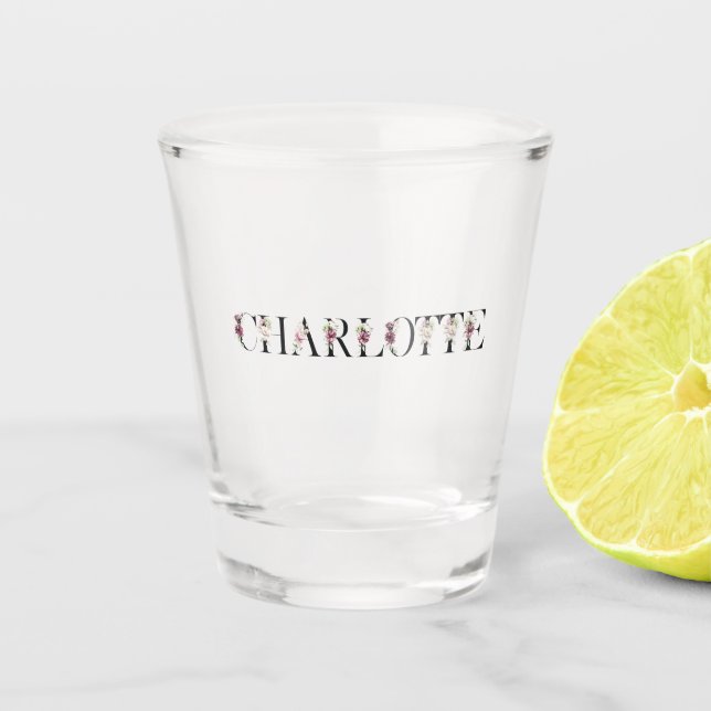 Vaso De Chupito Nombre Charlotte (Anverso)