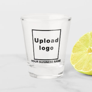 Vaso De Chupito Nombre comercial y logotipo en vidrio caliente