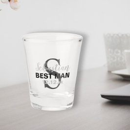 Vaso De Chupito Nombre de la parte de boda simple personalizado