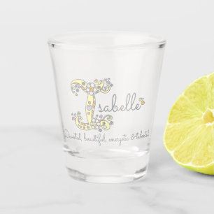 Vaso De Chupito Nombre decorativo de Isabelle personalizado
