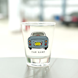 Vaso De Chupito Nombre del coche Lapis Gray Figaro Figaro Glass de