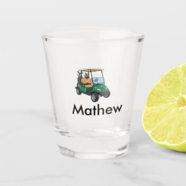 Vaso De Chupito nombre del hombre del coche de golf verde regalos