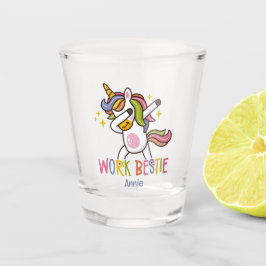 Vaso De Chupito Nombre personalizado Bestias de trabajo de Rainbow
