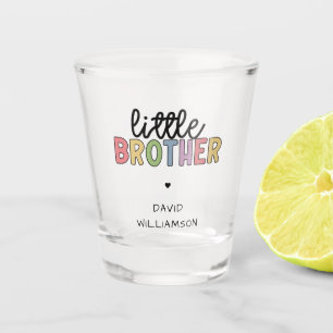 Vaso De Chupito Nombre personalizado Cuto de pequeño hermano perso