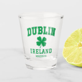 Vaso De Chupito Nombre personalizado Dublín Irlanda