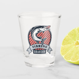 Vaso De Chupito Nombre personalizado Fisher shotglass