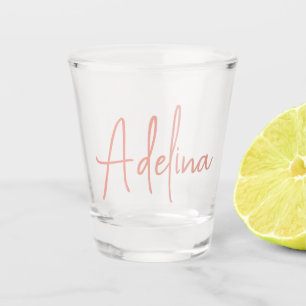 Vaso De Chupito Nombre personalizado Novia Novia Fiesta de Cumplea
