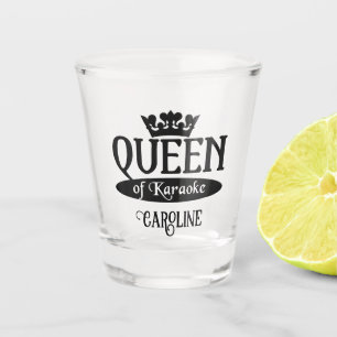 Vaso De Chupito Nombre personalizado Reina de karaoke